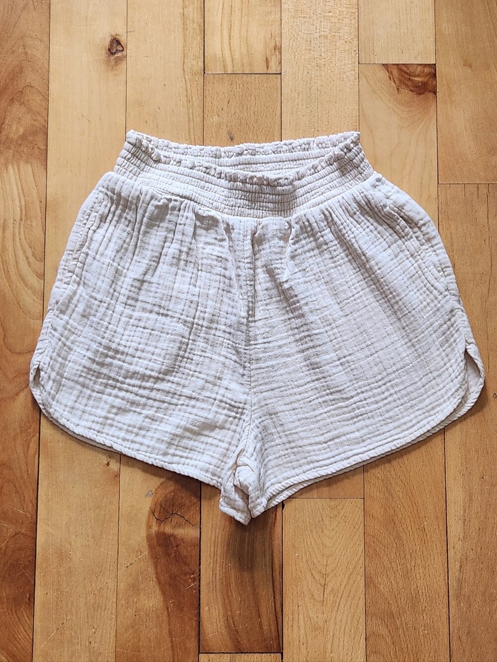 Aerie Pool To Party Cotton Gauze Shorts - XS